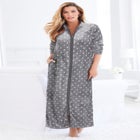 Plush Zip-Front Robe image number 6