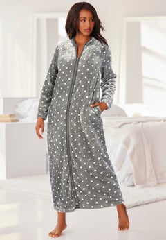 Plush Zip-Front Robe