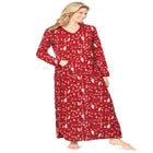 Long Printed Sleep Shirt image number null