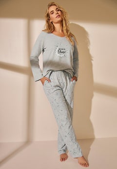 Three-Quarter Sleeve Pajama Set