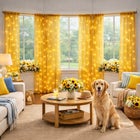 Pre-Lit Rod-Pocket Curtain Panel image number null