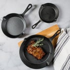 3-Pc. Cast Iron Skillet Set image number 1
