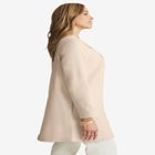 Embroidered Denim Topper image number null