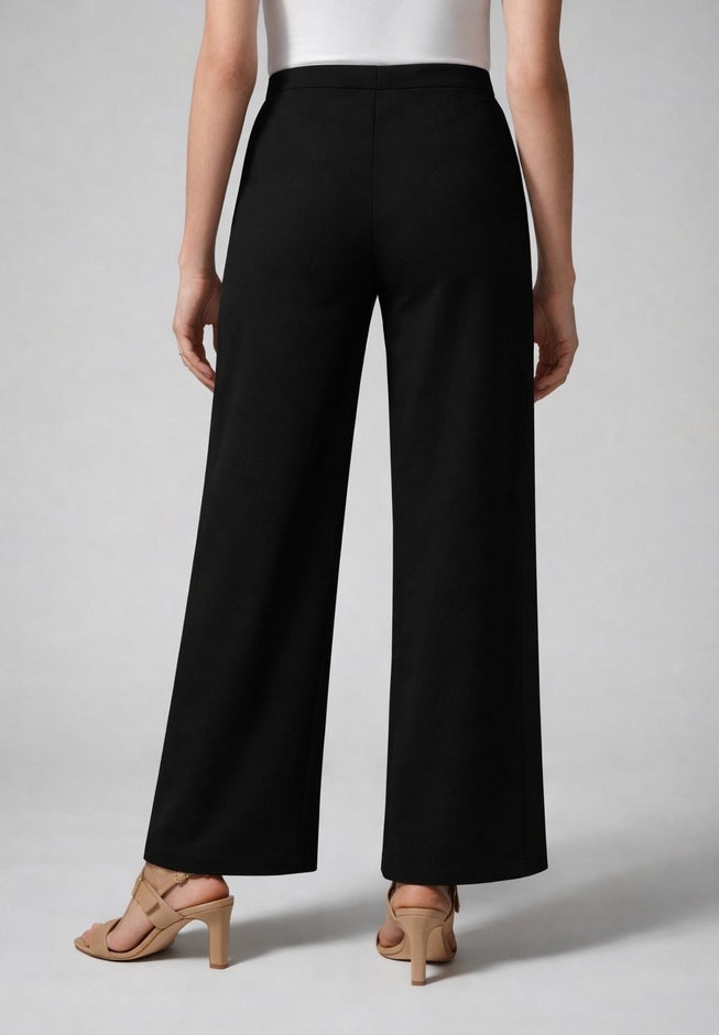 Stretch Knit Wide Leg Pant image number 2
