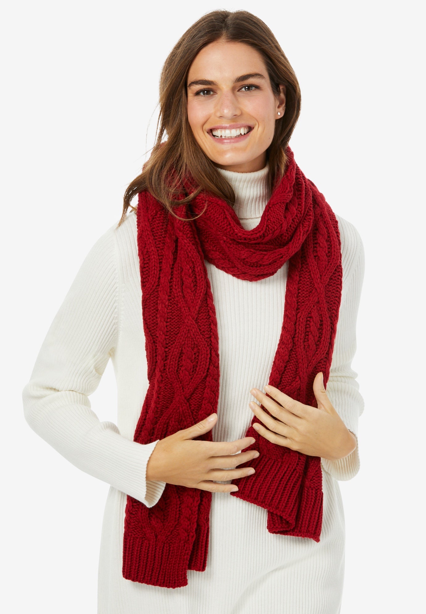Cable Knit Scarf image number 0