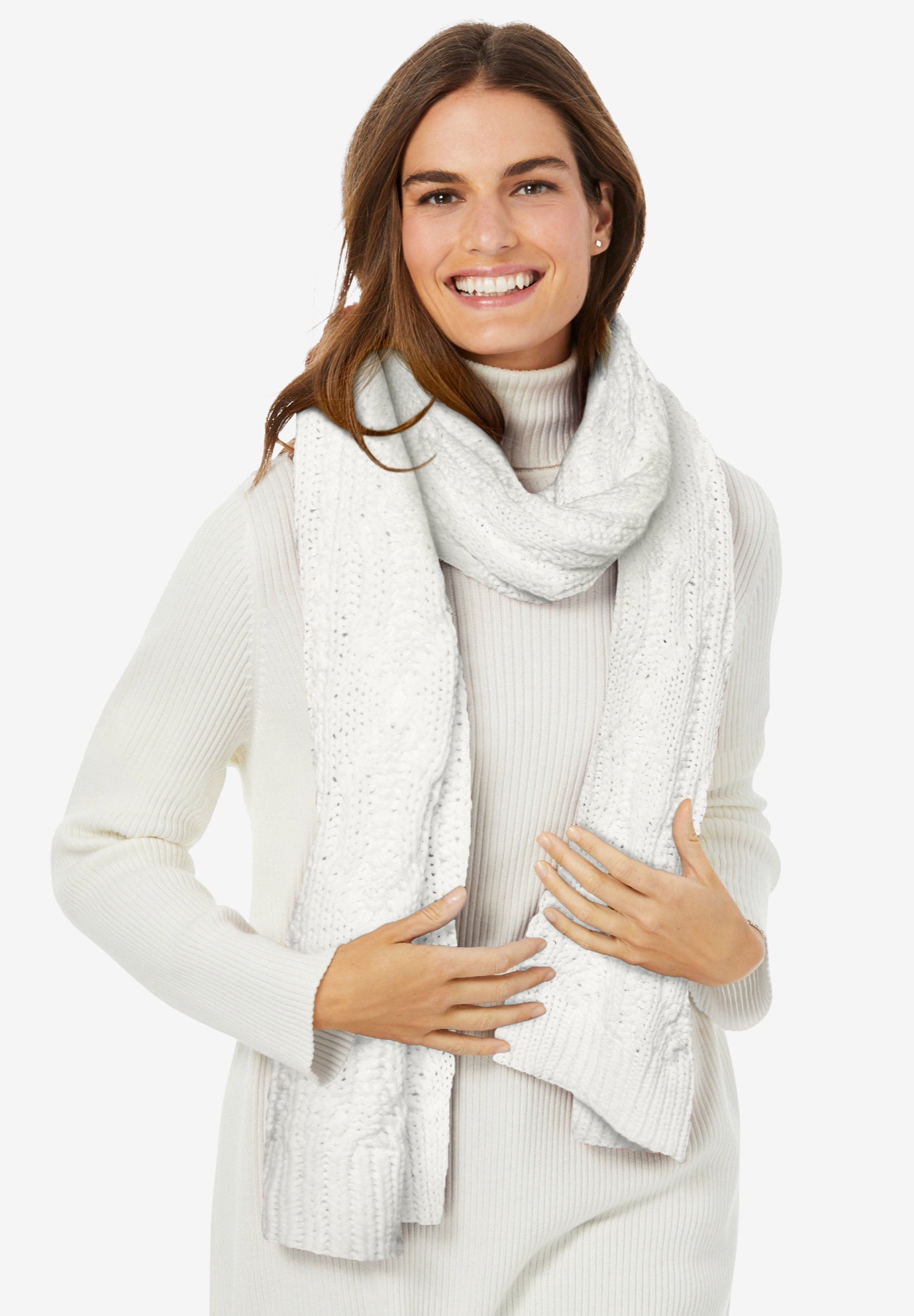 Cable Knit Scarf image number 0