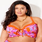 Longline Bra Sized Lettuce Trim Bikini Top image number 3