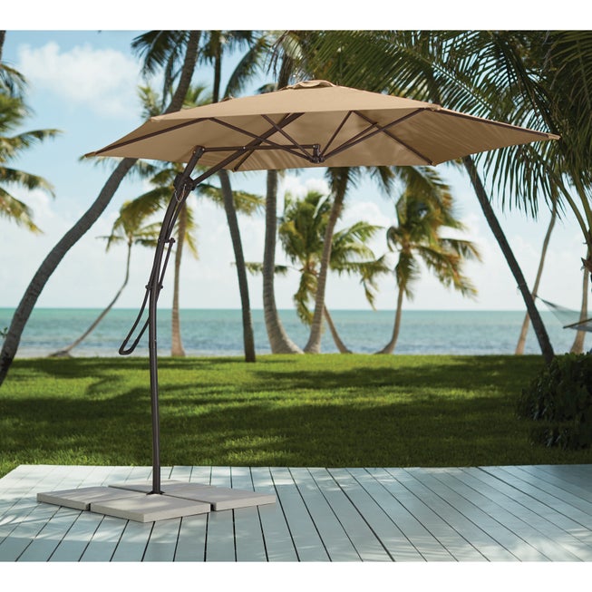 9' Easy Up Cantilever Umbrella image number 0