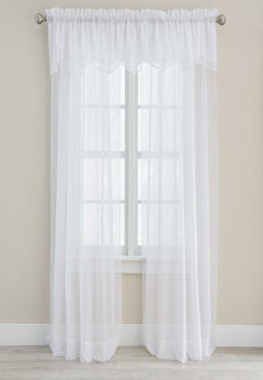 BH Studio Sheer Voile Layered Valance