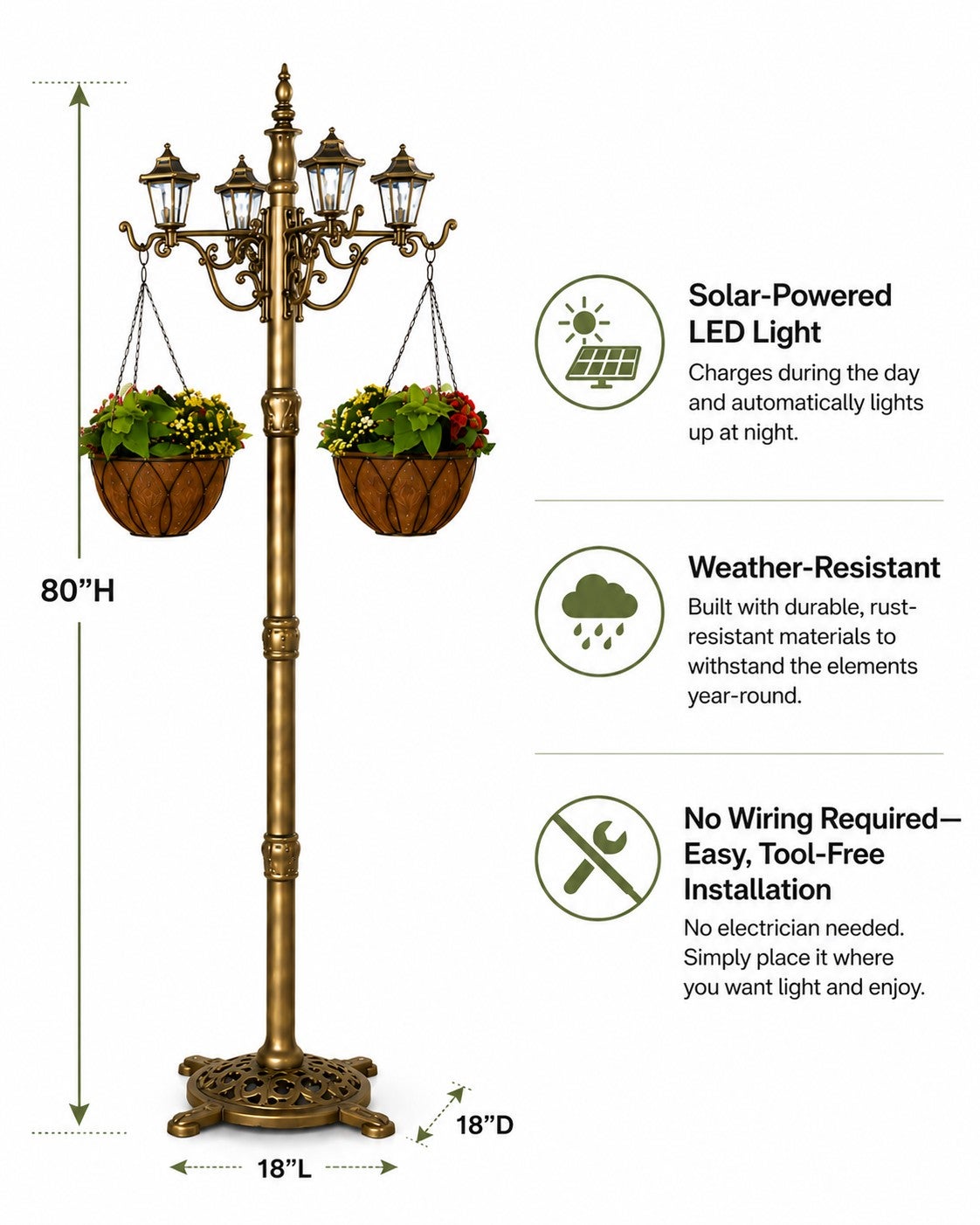 Solar Lamp Post image number 3