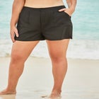 Cargo Swim Short with Built-In Brief image number null