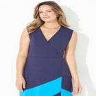 Cascading Stripe Maxi Dress image number null