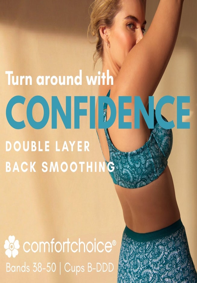 Back-Smoothing Wireless T-Shirt Bra image number 3