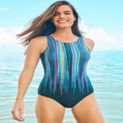 High-Neck One Piece image number null