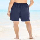 Taslon® Cover Up Board Shorts with Built-In Brief image number null
