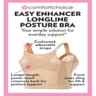 Easy Enhancer® Wireless Longline Posture Bra image number null