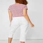 Rounded V-neck Tee image number null