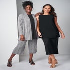 Stretch Knit Open Front Knit Topper image number null