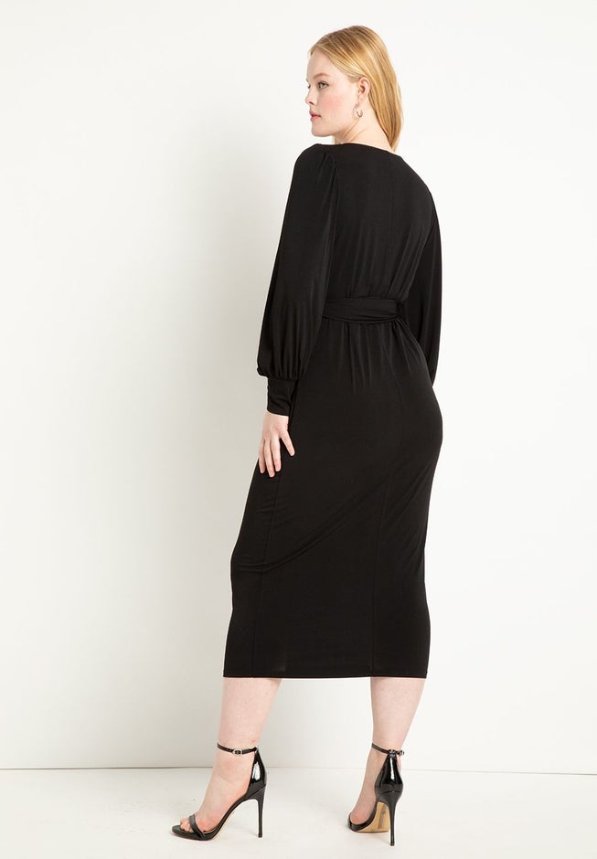 Cross Front Midi Dress image number 2