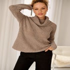 Chenille Turtleneck Sweater image number null