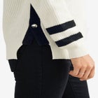 Side Stripe Mockneck Sweater image number null