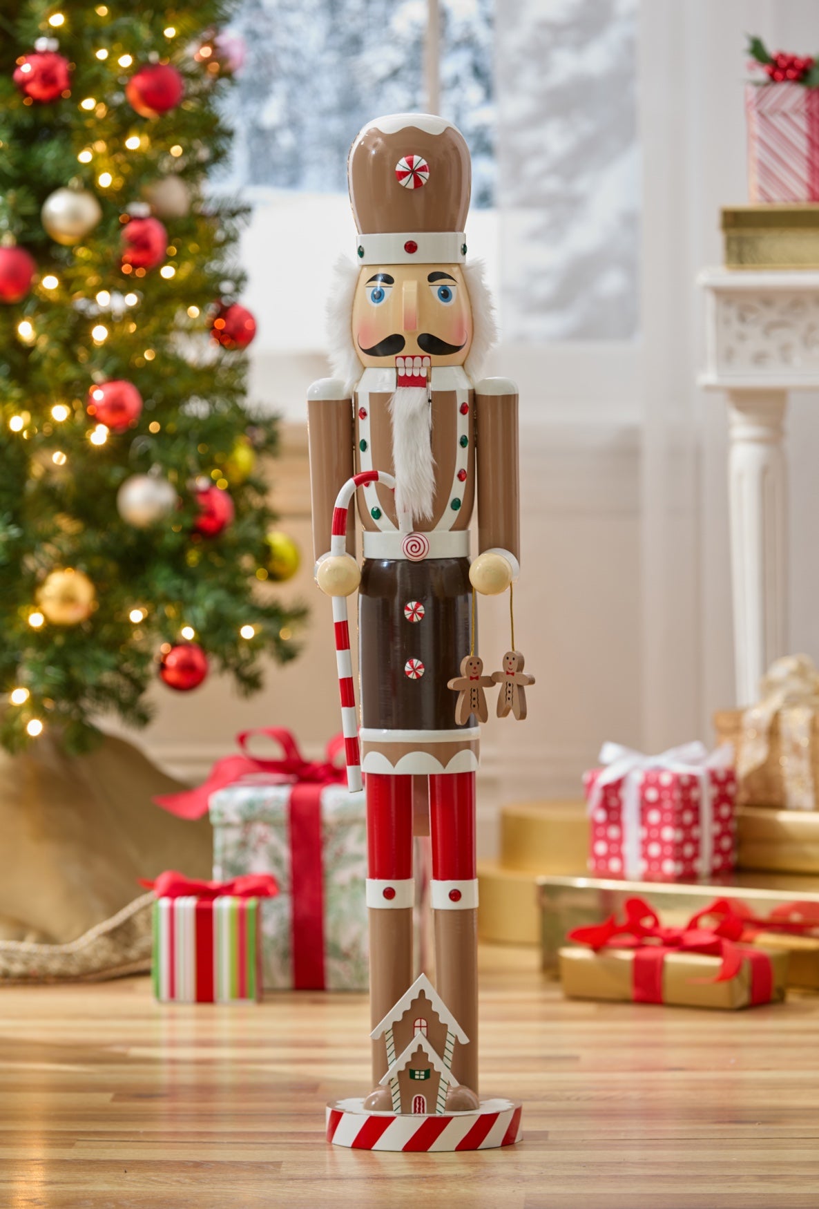 36"H Wooden Nutcracker image number 0