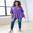 Plus Size 360° Stretch Straight Leg Jean image number null
