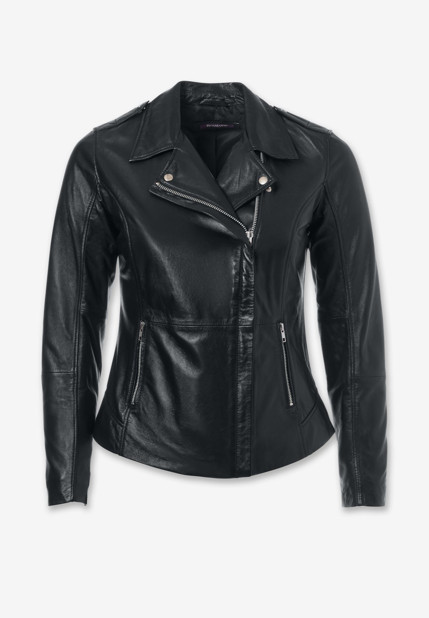 Plus Size Moto Leather Jacket image number 4