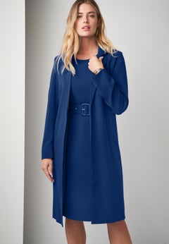 Belted Jacket Dress