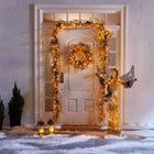 6' Pre-Lit Gold & Silver Garland image number null