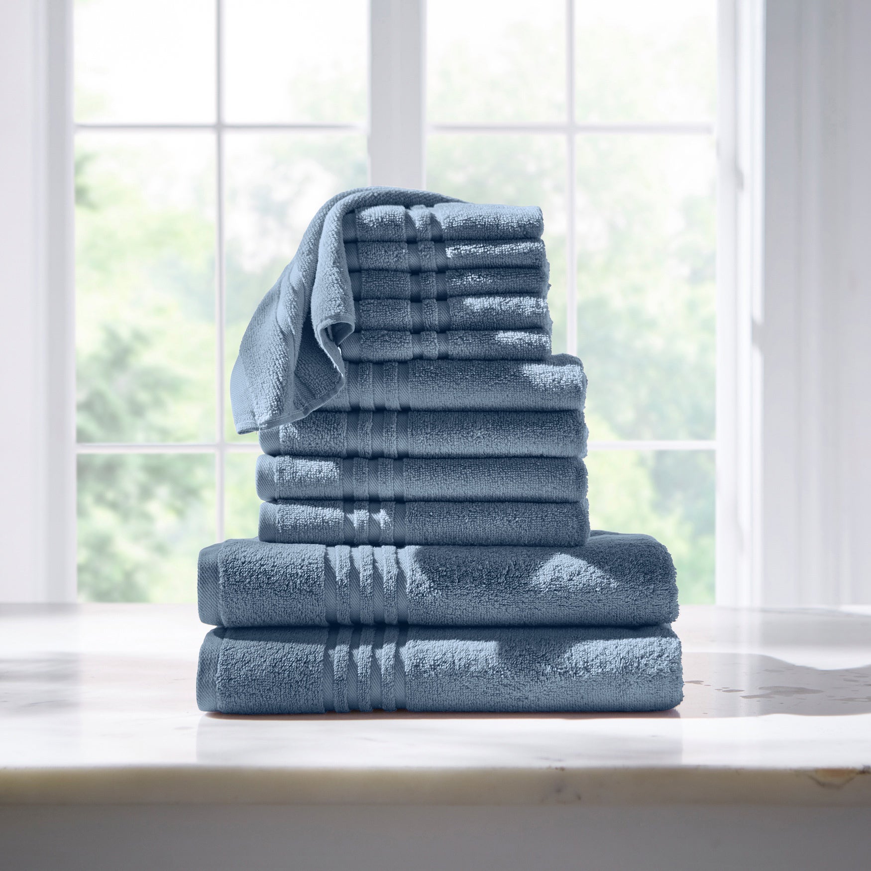 12-Pc. Zero-Twist Bath Towel Set image number 0