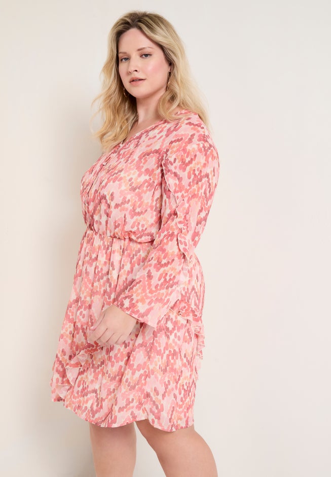 Ruffle Detail Mini Dress image number 2