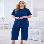 Dreams & Co&reg; 2-Piece Applique Capri image number null