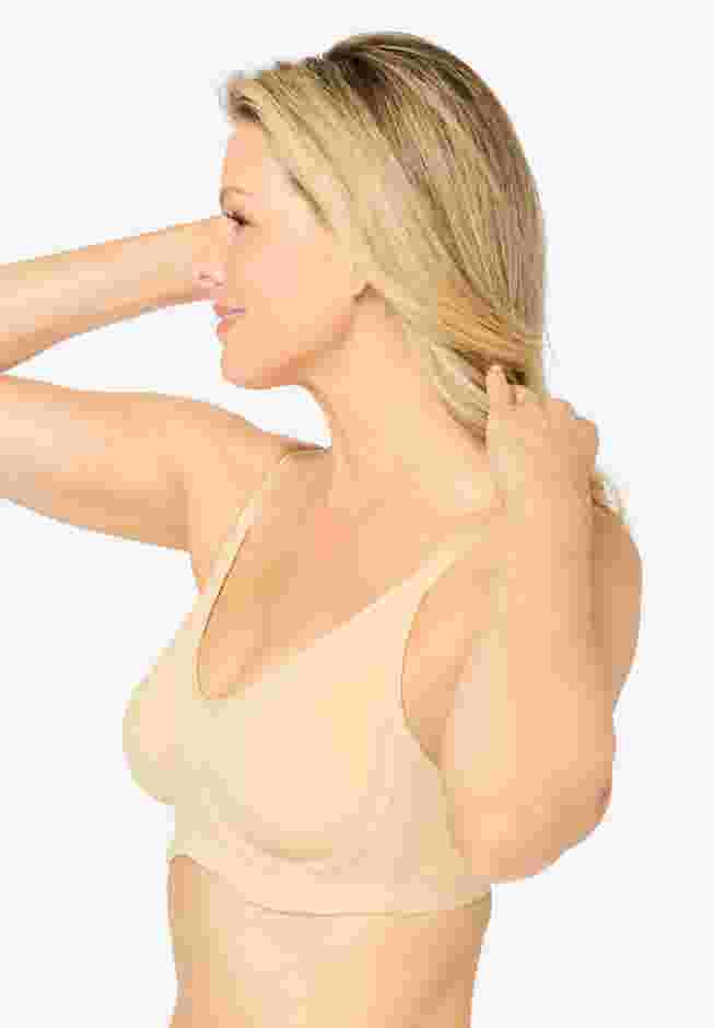 Comfort Choice® Full Coverage Wire Free T-shirt Bra image number 2