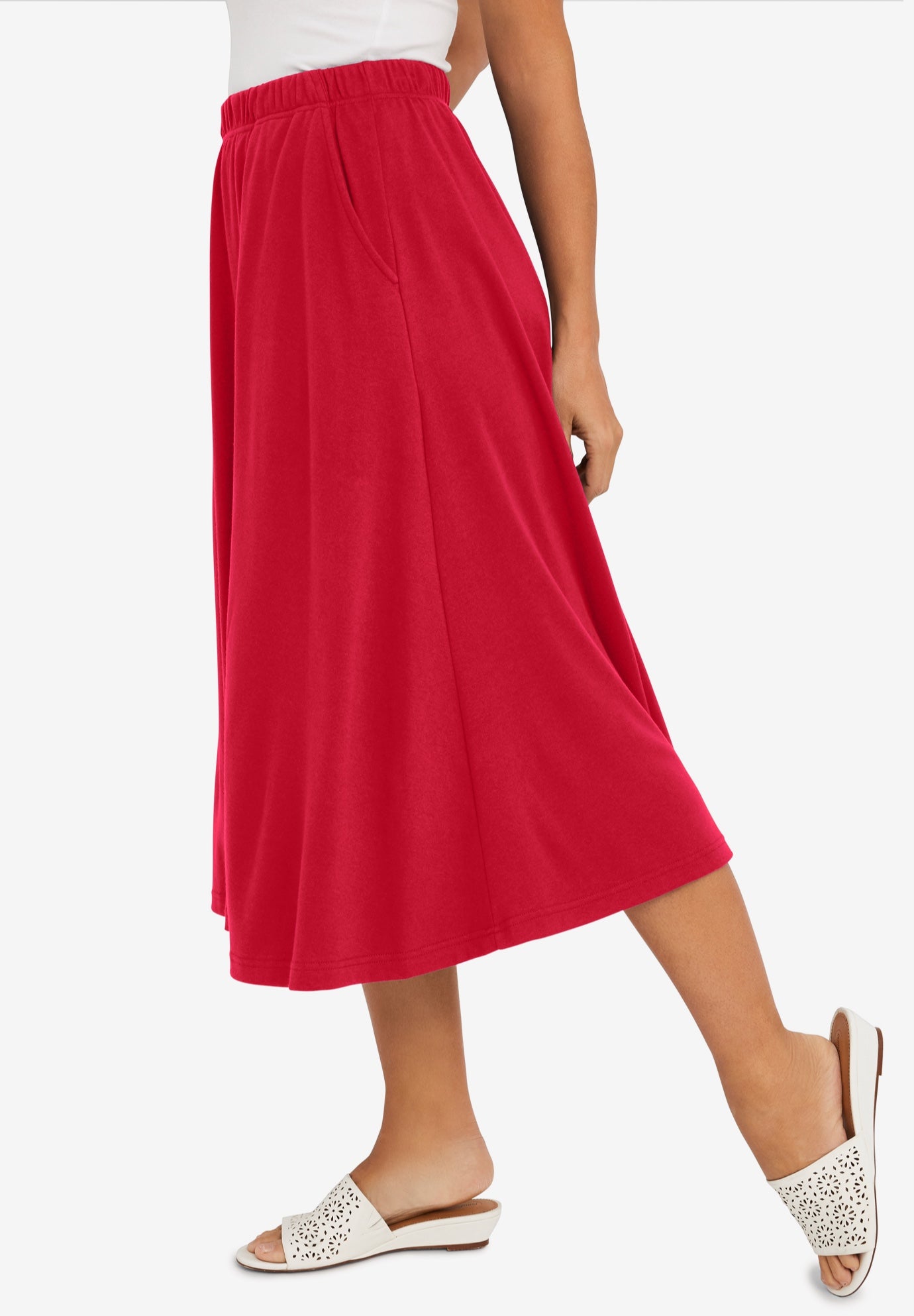 Soft Ease Midi Skirt image number 3