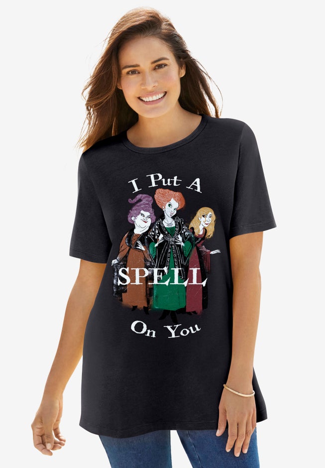 Disney Black Hocus Pocus Spell Tee image number 0