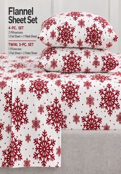 Cotton Flannel Print Sheet Set