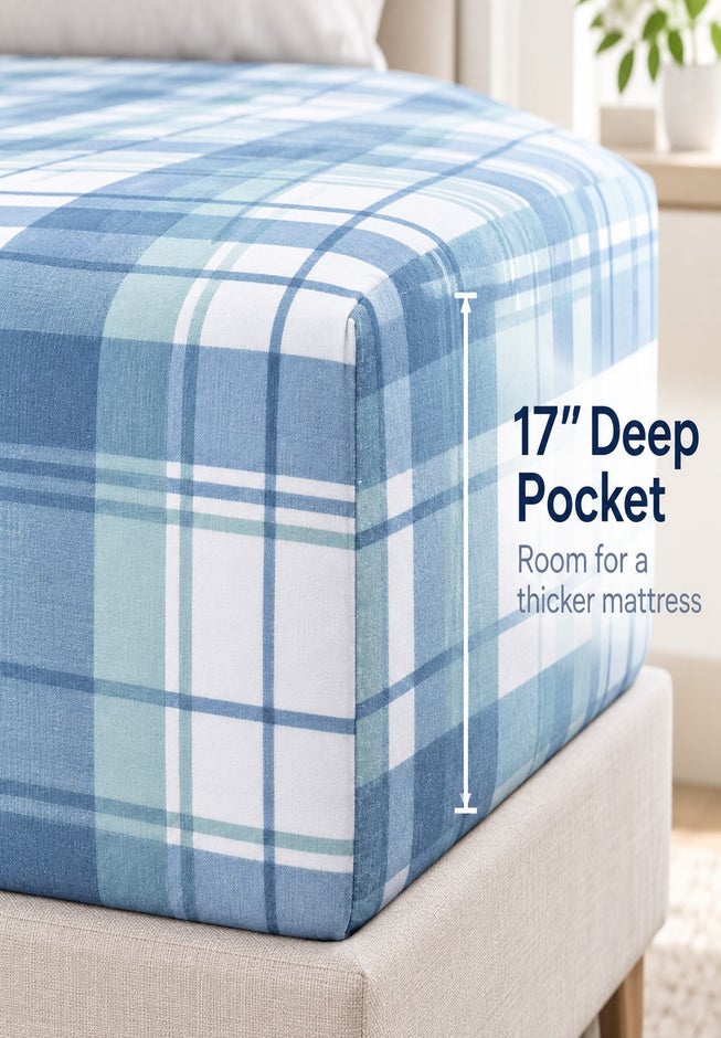 Cotton Flannel Print Sheet Set image number 2