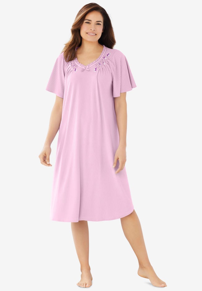 Rib Knit Nightgown image number null