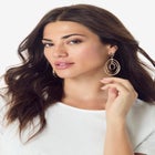 Oval Drop Earrings image number null