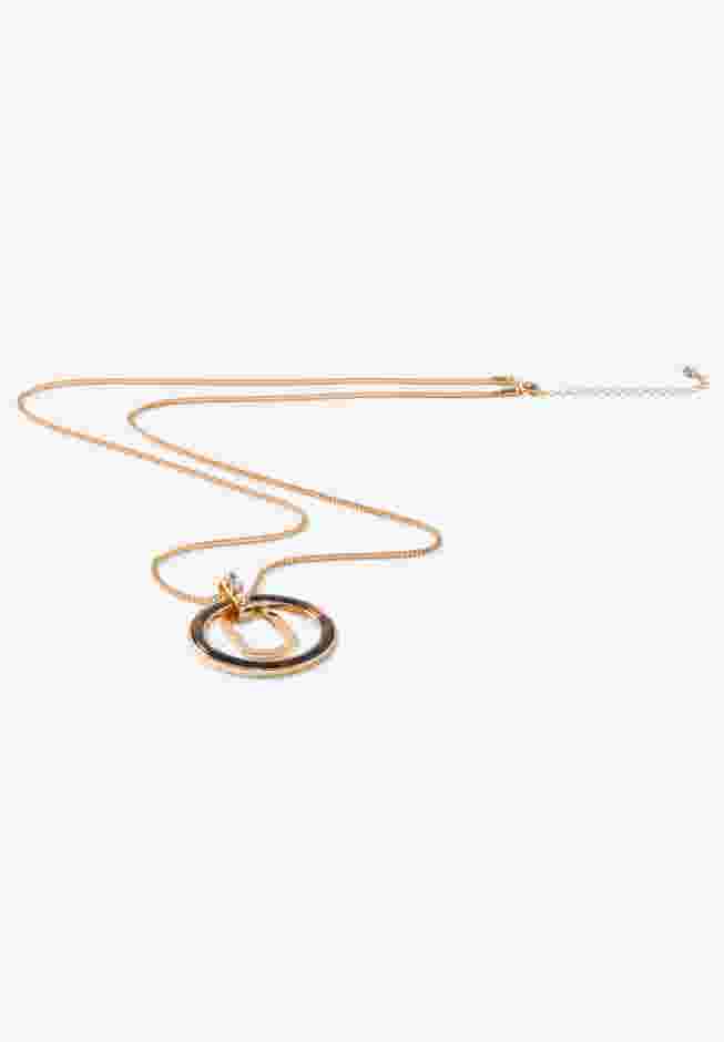 Tortoiseshell Circle Necklace image number 1