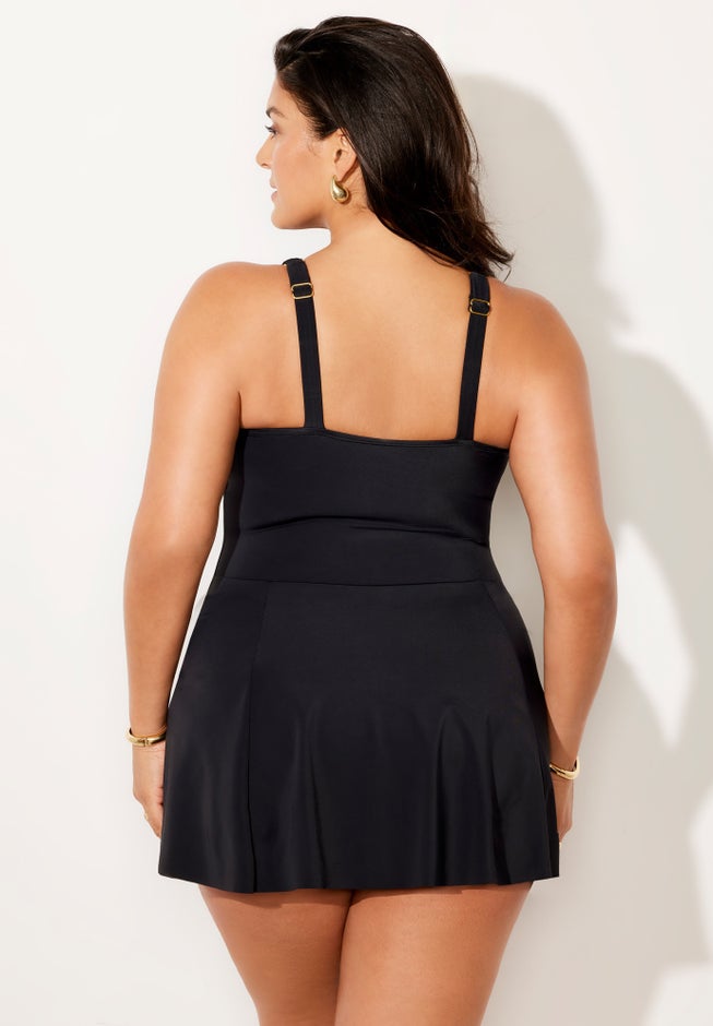 Adjustable Sarong Swimdress image number 1