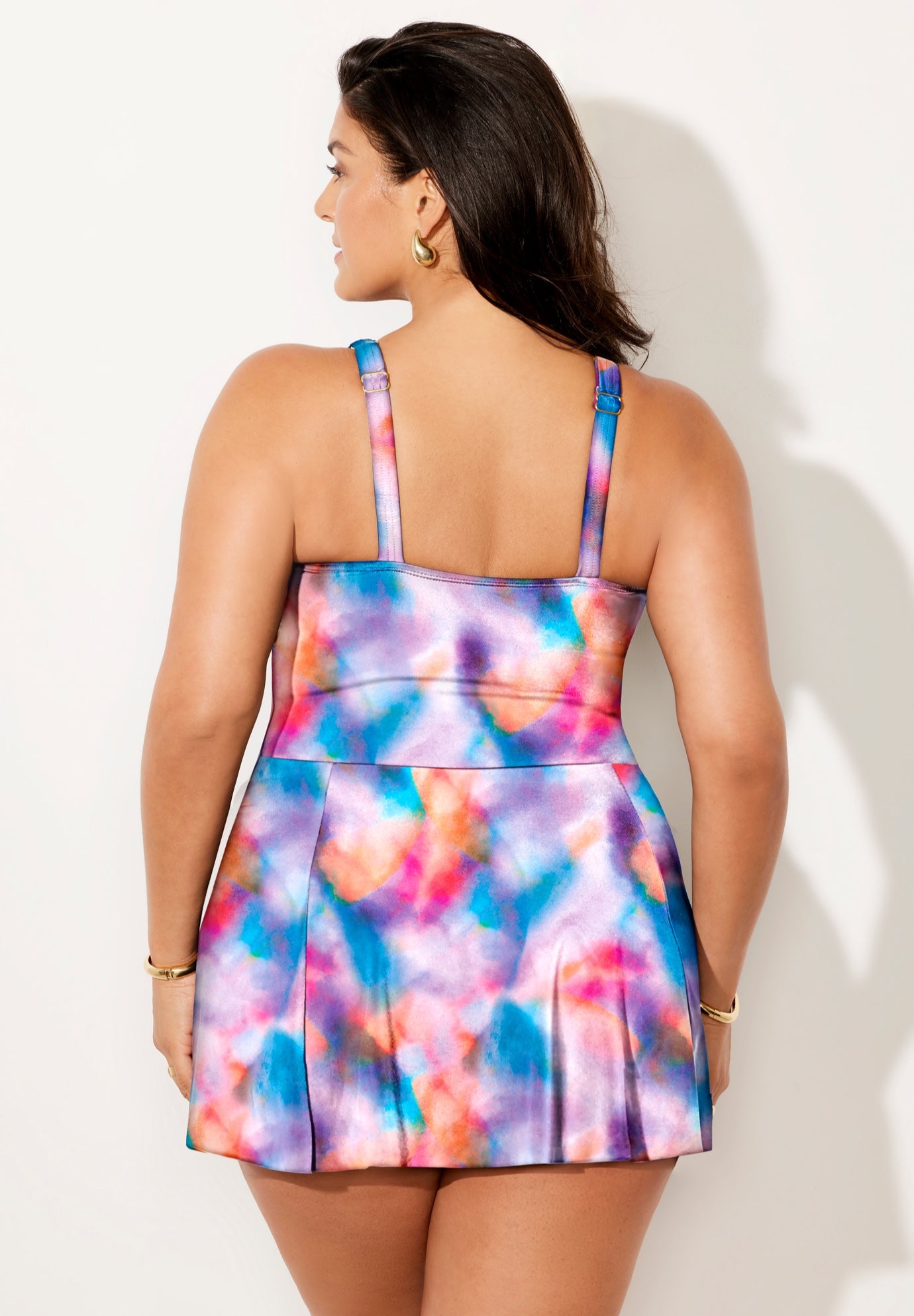 Adjustable Sarong Swimdress image number 1