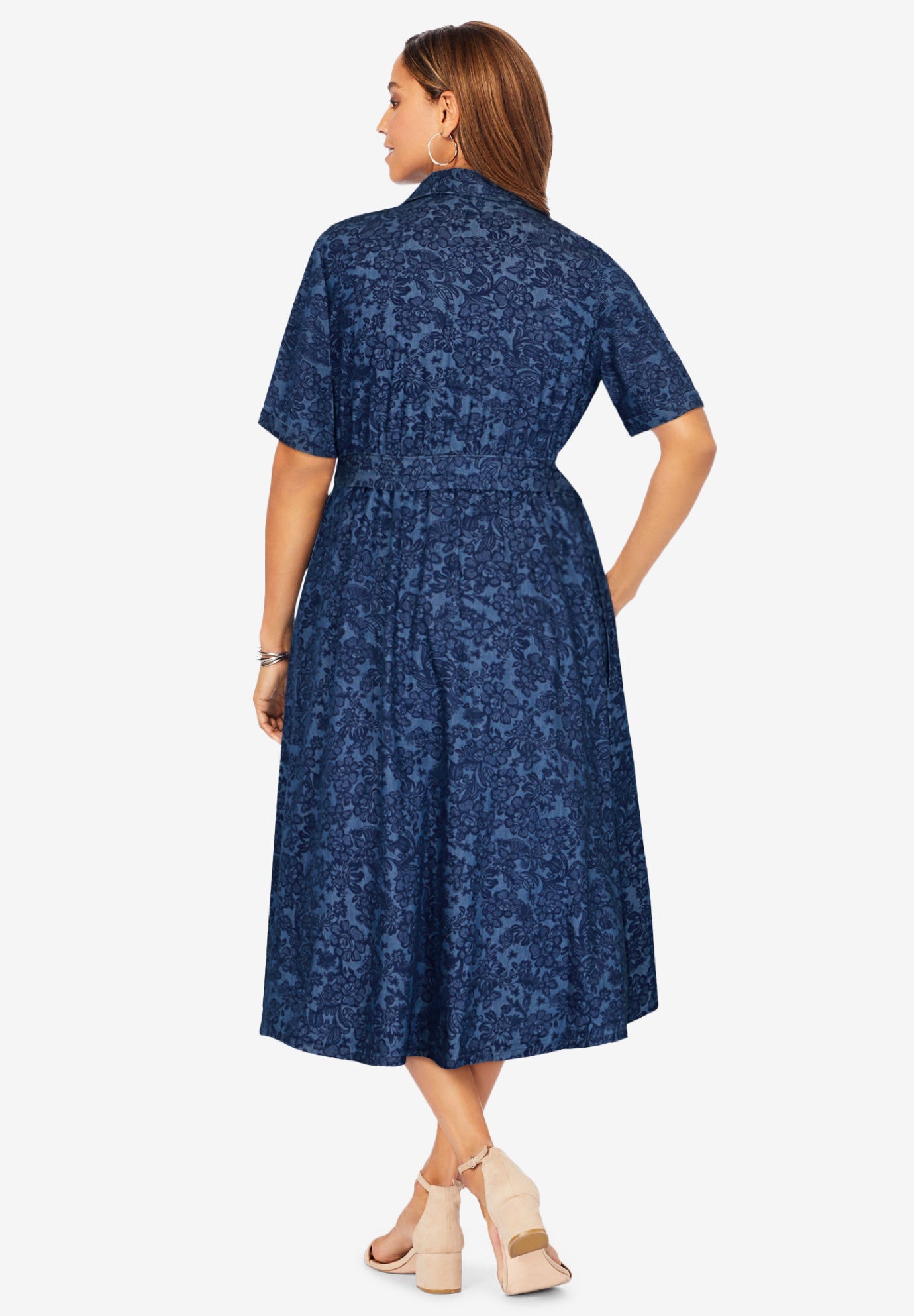 Soft Denim Shirtdress image number 1