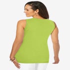Scoop-Neck Sweater Tank image number null