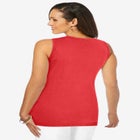 Scoop-Neck Sweater Tank image number null