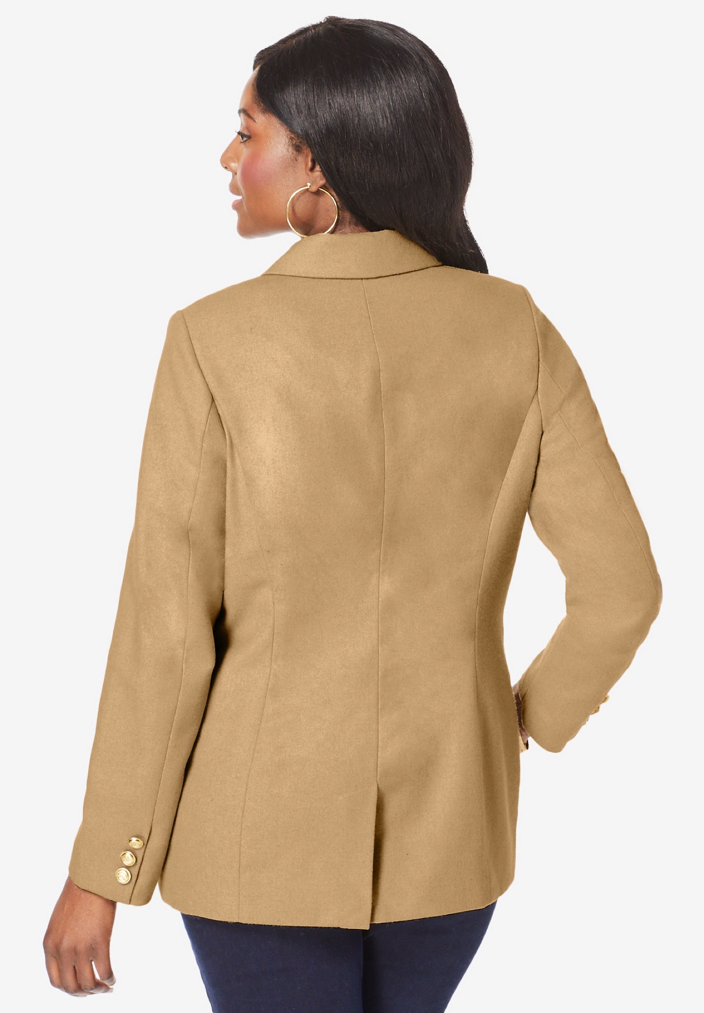 Double Breasted Wool Blazer image number 1