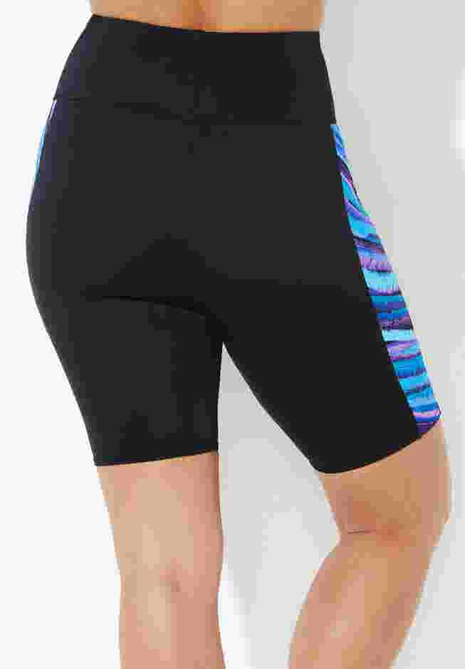 Chlorine Resistant High Waist Swim Bike Short image number 1