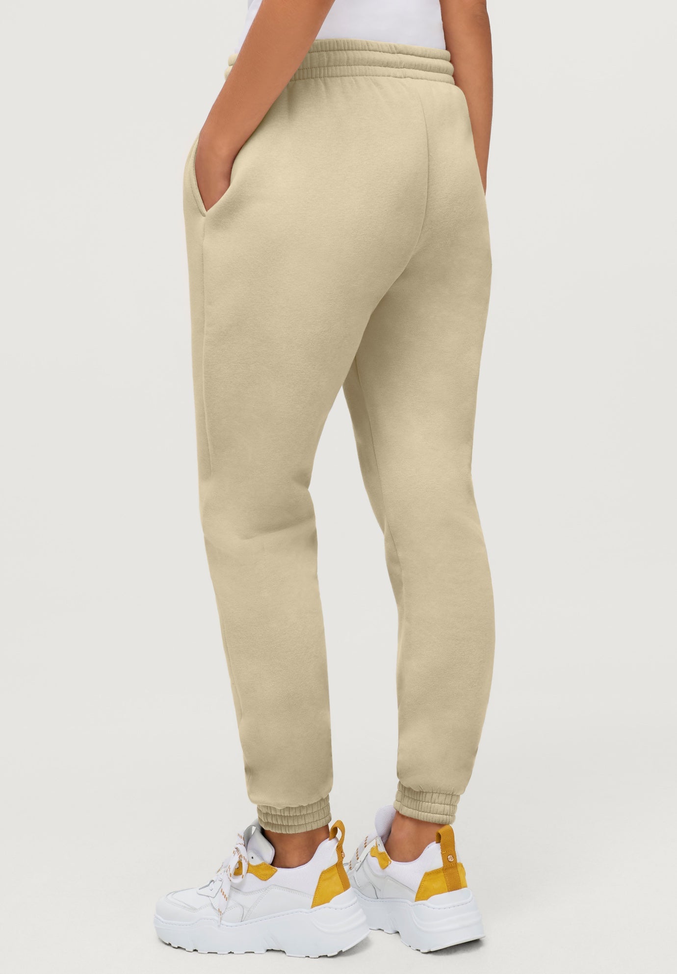 Drawstring Waist Fleece Sweatpants image number 1