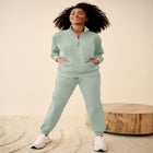 Drawstring Waist Fleece Sweatpants image number 0